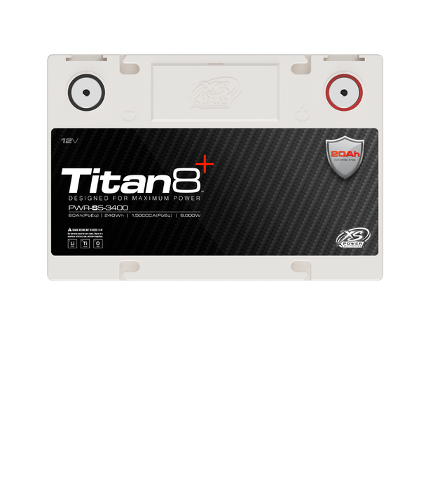 XS Power Titan8 PWR-S5-3400 12v Lithium BCI Group 34 Battery