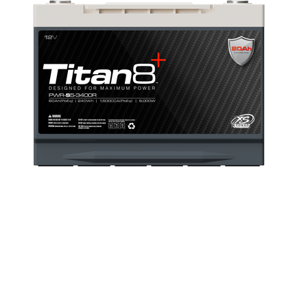 XS Power Titan8 PWR-S5-3400R 12V Lithium BCI Group 34R Battery