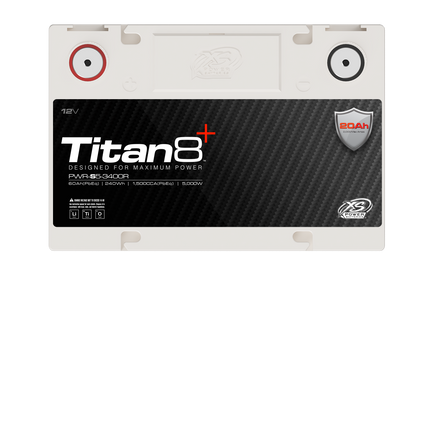 XS Power Titan8 PWR-S5-3400R 12V Lithium BCI Group 34R Battery