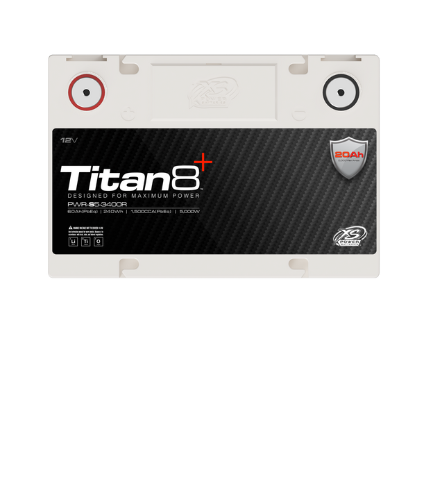 XS Power Titan8 PWR-S5-3400R 12V Lithium BCI Group 34R Battery
