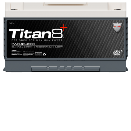 XS Power PWR-S5 Group 49 Titan8 12V Lithium 2000A 120 Energy Wh Battery for 5000 Watts