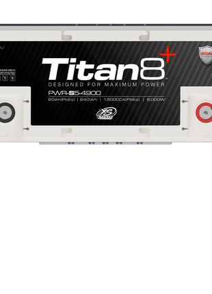 XS Power PWR-S5 Group 49 Titan8 12V Lithium 2000A 120 Energy Wh Battery for 5000 Watts