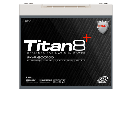 XS Power Titan8 PWR-S5-5100 12V Lithium BCI Group 51 Battery