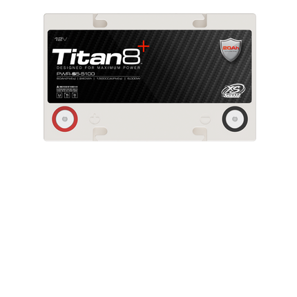 XS Power Titan8 PWR-S5-5100 12V Lithium BCI Group 51 Battery