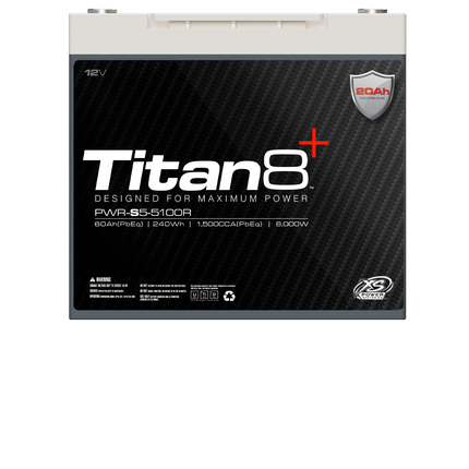 XS Power Titan8 PWR-S5-5100R 12V Lithium BCI Group 51R Battery