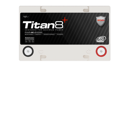 XS Power Titan8 PWR-S5-5100R 12V Lithium BCI Group 51R Battery