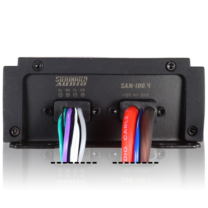 4 BPS-8" Powersports Speakers & 1 SAM-100.4 Combo Deal