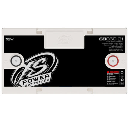 XS Power SB860-31 16V BCI Group 31, Super Capacitor Bank, Max Power 8,000W, 860 Farad