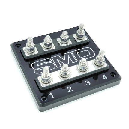 SMD QUADHSFBALM Quad Anl Fuse Block Black