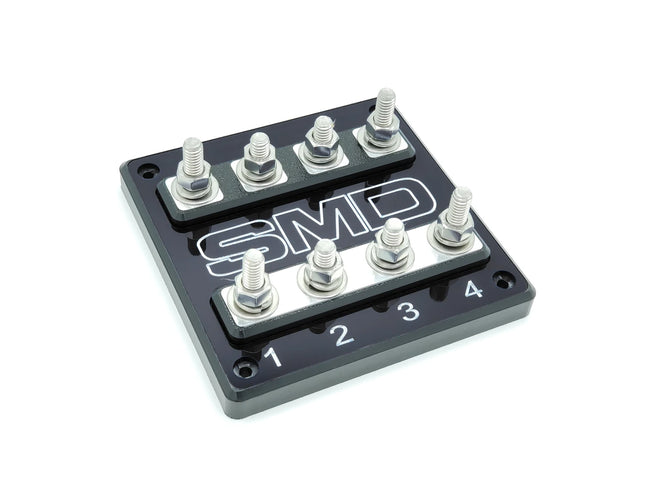 SMD QUADHSFBALM Quad Anl Fuse Block Black