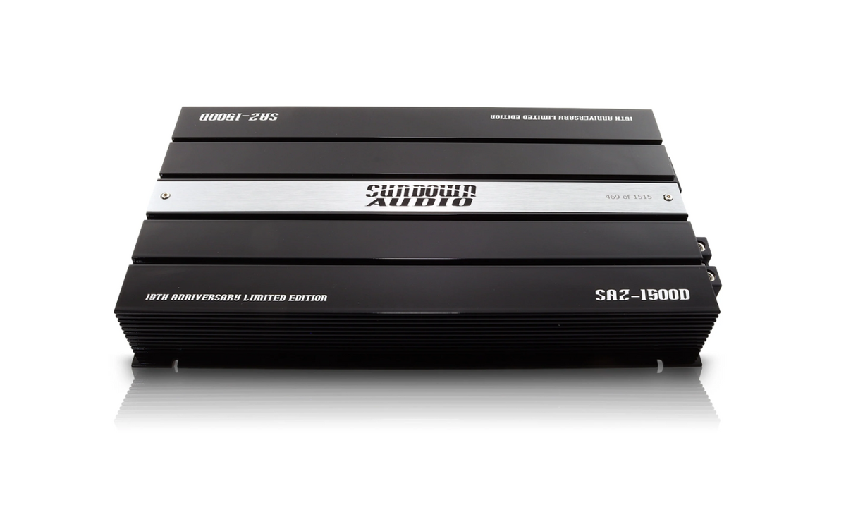 Sundown Audio SAZ-1500D (15th Anniversary Edition) 1500w Monoblock Amp —  Showtime Electronics