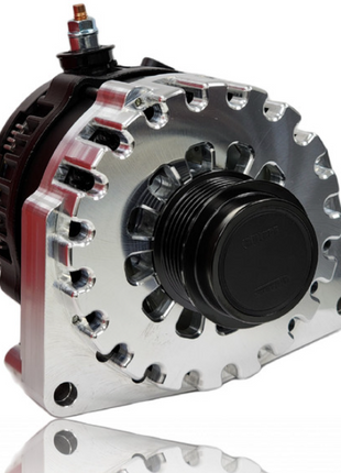 Mechman Alternators Billet 250 Amp Racing Alternator For C7 Corvette - Machined Finish
