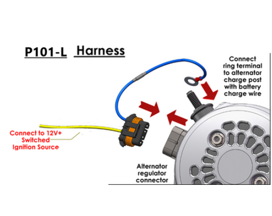 Mechman P101-L +1v Voltage Boost Harness