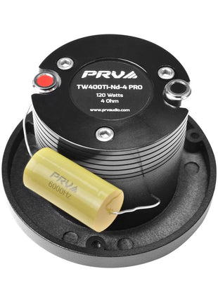 PRV Audio PAIR of TW400TI-ND-4 PRO 1" 240W 4-Ohm NEO Car Pro Bullet Tweeters