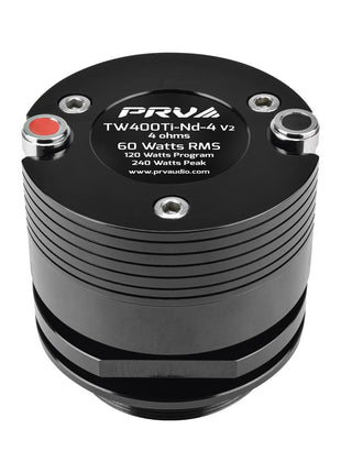 PRV Audio PAIR of TW400Ti-Nd-4 v2 1" 240W 4-Ohm NEO Car Pro  Bullet Tweeters