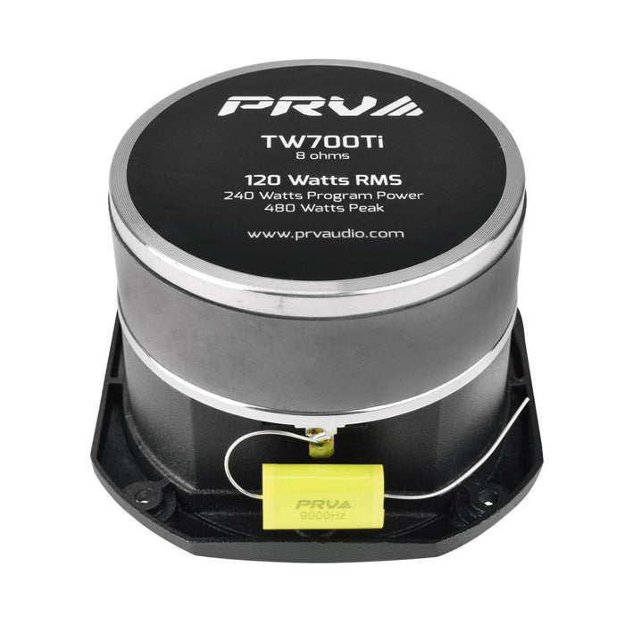 PRV Audio TW700Ti 4" 240W 8-Ohm 107dB Black Car Pro Audio Super Tweeter