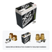 XS Power Li-PS680L lithium powersports battery with optional 580 and 586 brass post adaptors for clamp style installations