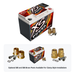XS Power S545 12V AGM racing battery with optional 580 and 586 brass post adaptors for clamp style installations