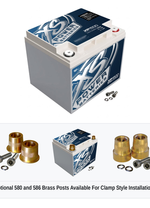 XS Power XP1500 12V 1500 Amp Deep Cycle AGM Car Audio Battery/Power Cell