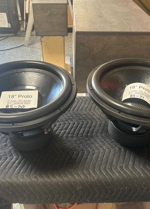 18" D1 Subwoofer Prototype - 2000W RMS - BS-71 image 1