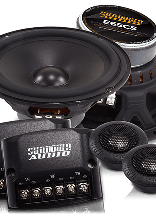 E-6.5CS 6.5" 6-1/2 Component Car Audio Speakers+Tweeters - Sundown Audio