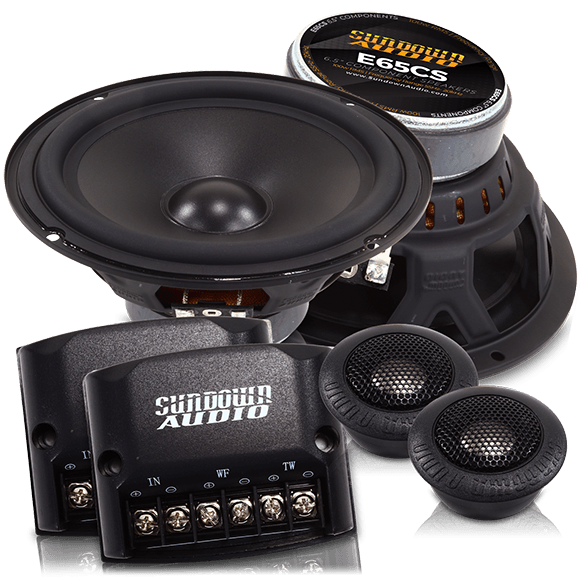 E-6.5CS 6.5" 6-1/2 Component Car Audio Speakers+Tweeters - Sundown Audio