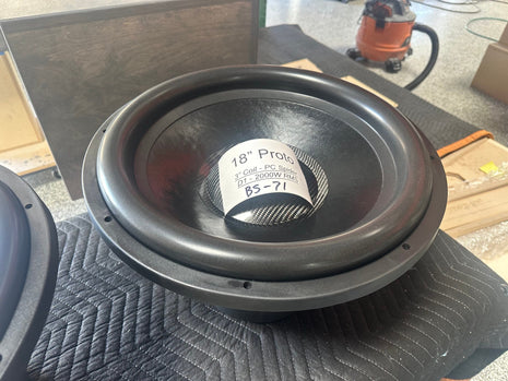 18" D1 Subwoofer Prototype - 2000W RMS - BS-71 image 0