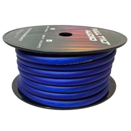 Full Tilt 50' 1/0 AWG OFC Power/Ground Cable - Sundown Audio