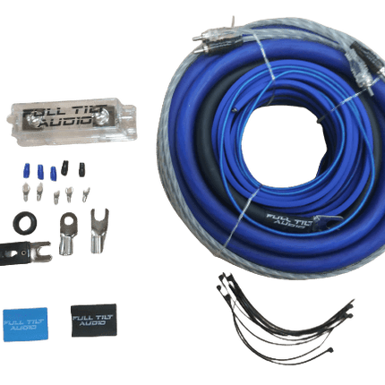 Full Tilt Audio 1/0 AWG OFC Amplifier Wire Kits - Sundown Audio