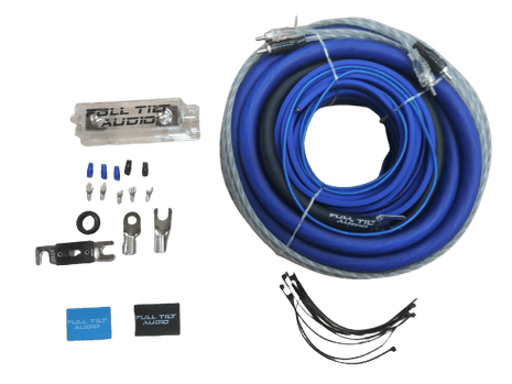 Full Tilt Audio 1/0 AWG OFC Amplifier Wire Kits - Sundown Audio