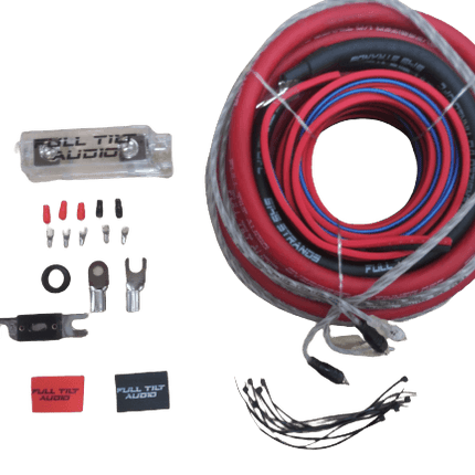 Full Tilt Audio 1/0 AWG OFC Amplifier Wire Kits
