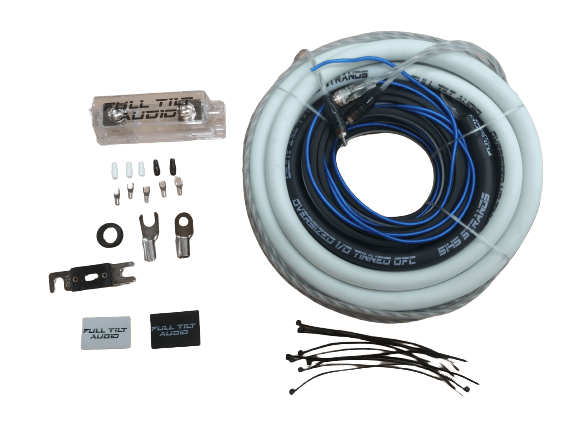 Full Tilt Audio 1/0 AWG OFC Amplifier Wire Kits