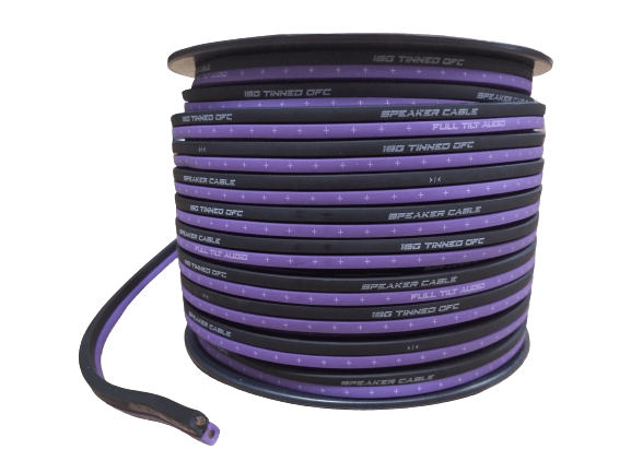 Full Tilt Audio 100' 16 AWG 100% OFC Speaker Wire