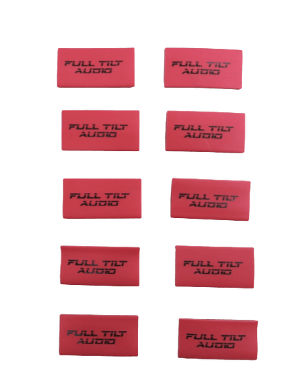 Full Tilt Audio 4 AWG Heat Shrink With Full Tilt Logo- 10 Pack