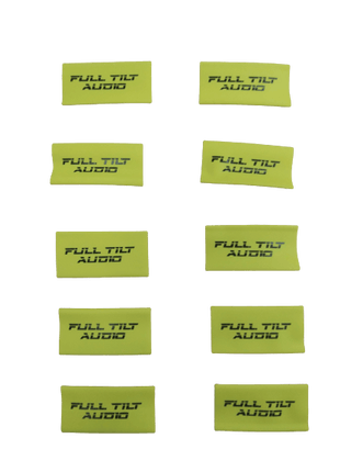 Full Tilt Audio 4 AWG Heat Shrink With Full Tilt Logo- 10 Pack