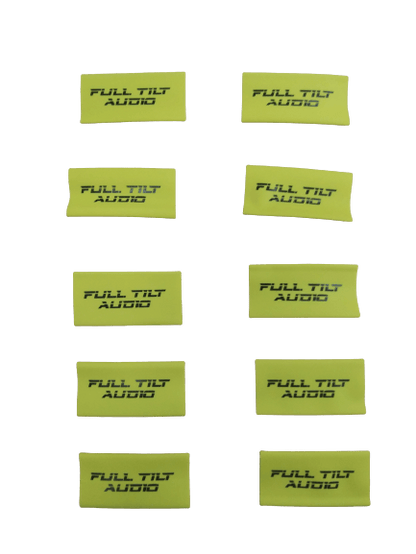 Full Tilt Audio 4 AWG Heat Shrink With Full Tilt Logo- 10 Pack