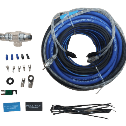 Full Tilt Audio 4 AWG OFC Amplifier Wire Kits - Sundown Audio