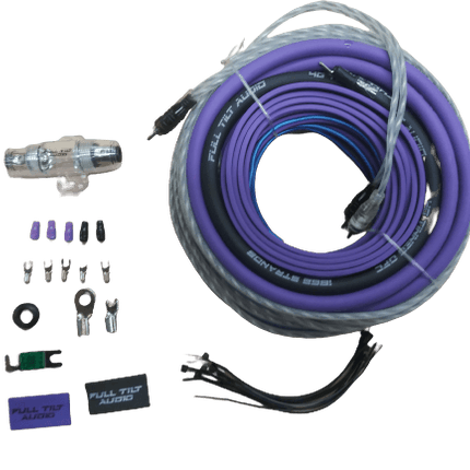 Full Tilt Audio 4 AWG OFC Amplifier Wire Kits