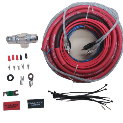 Full Tilt Audio 4 AWG OFC Amplifier Wire Kits