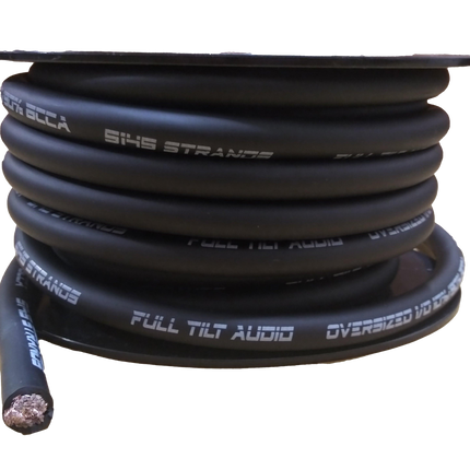 Full Tilt 50' 1/0 AWG CCA Power/Ground Cable