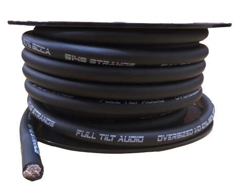 Full Tilt 50' 1/0 AWG CCA Power/Ground Cable