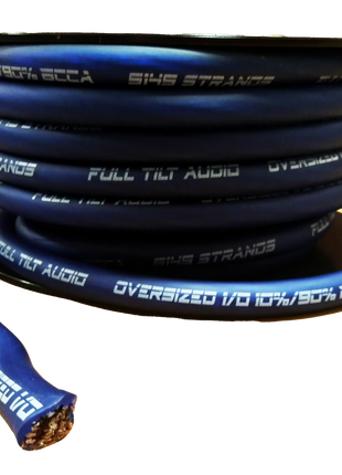 Full Tilt 50' 1/0 AWG CCA Power/Ground Cable - Sundown Audio