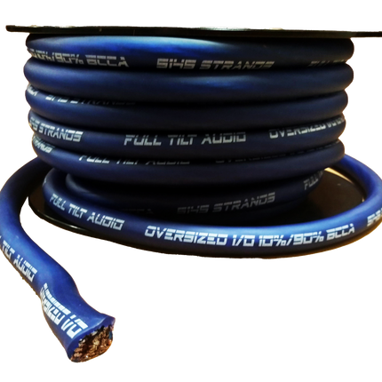 Full Tilt 50' 1/0 AWG CCA Power/Ground Cable - Sundown Audio