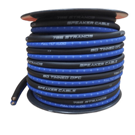 Full Tilt Audio 50' 8 AWG 100% OFC Speaker Wire - Sundown Audio
