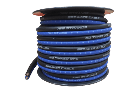Full Tilt Audio 50' 8 AWG 100% OFC Speaker Wire - Sundown Audio