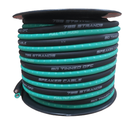 Full Tilt Audio 50' 8 AWG 100% OFC Speaker Wire
