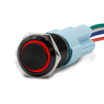 Sparked Innovations Latching Black Push Button Switches