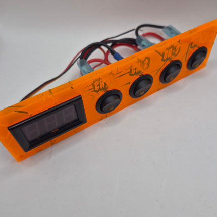 Switch Panel with Voltmeter