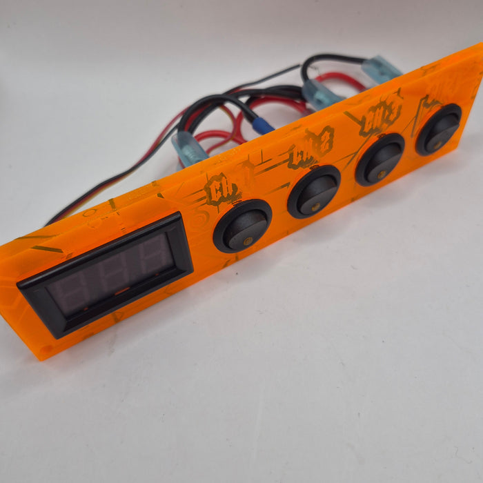 Switch Panel with Voltmeter