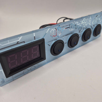 Switch Panel with Voltmeter